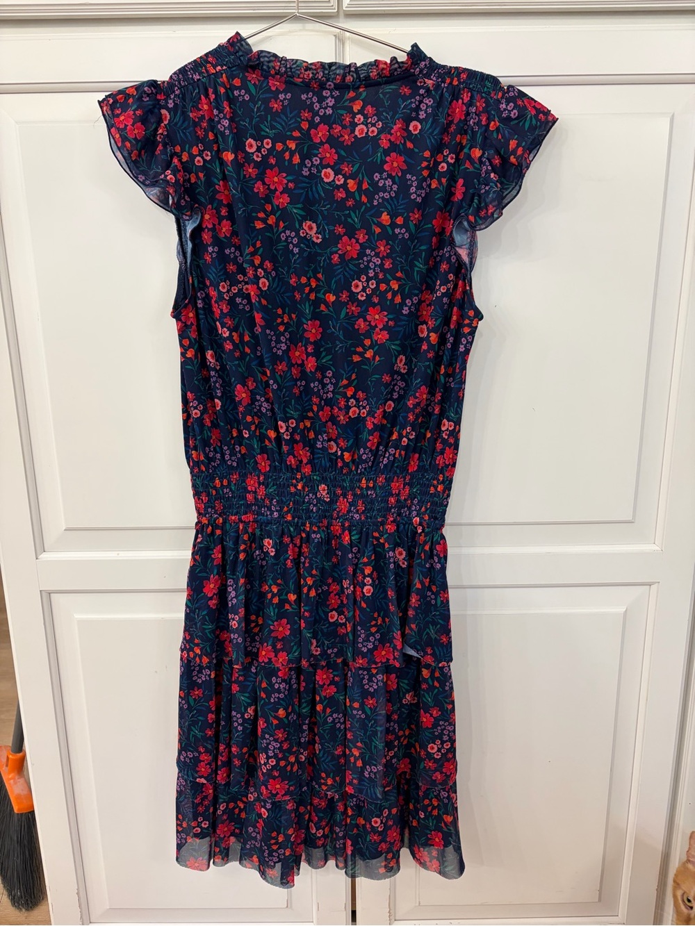 Women’s Draper James blue and red Alana dress size medium - Picture 5 of 9